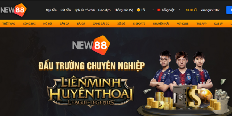 Nhà cái New88 Casino Link đăng nhập New 88 mobile trực tuyến 2023